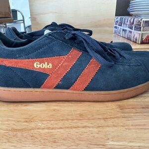 Gola Men's Navy and Red Sneakers